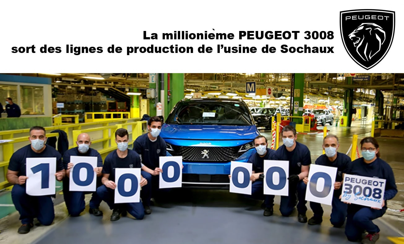 Stellantis célèbre la millionième Peugeot 3008!